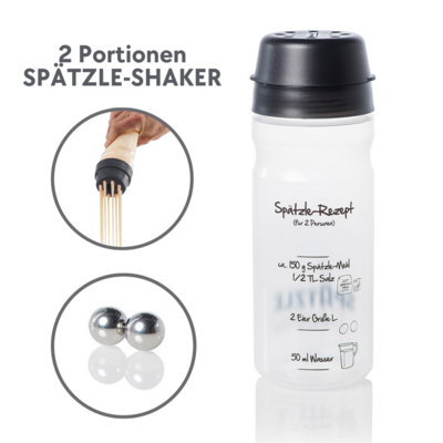 2-Portionen-Spätzle-Shaker (675ml)