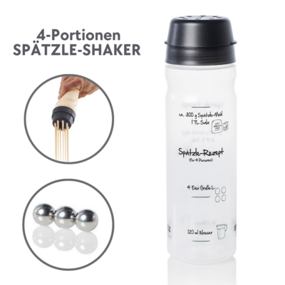 4-Portionen-Spätzle-Shaker (875ml)