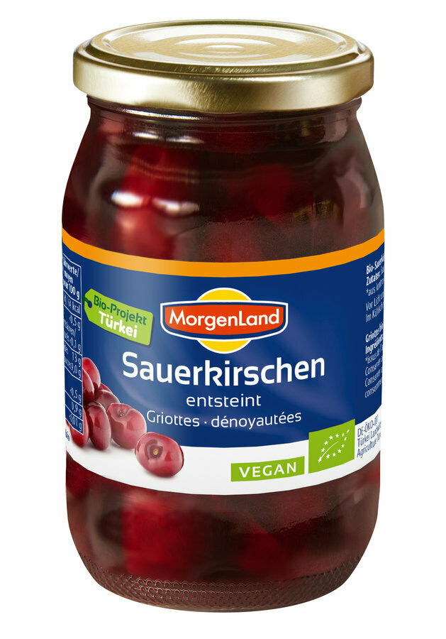 Griottes dénoyautées - 370ml