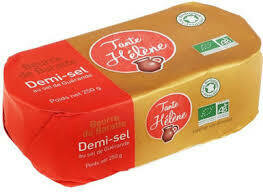 Beurre de baratte ½ sel - Tante Hélène - 250gr