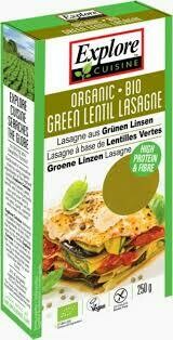 xEC - Lasagne de lentille verte - 250gr