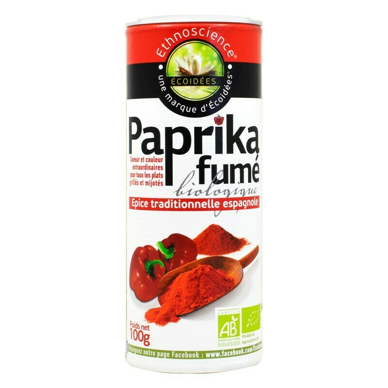 Paprika fumé - saupoudreur - 100gr
