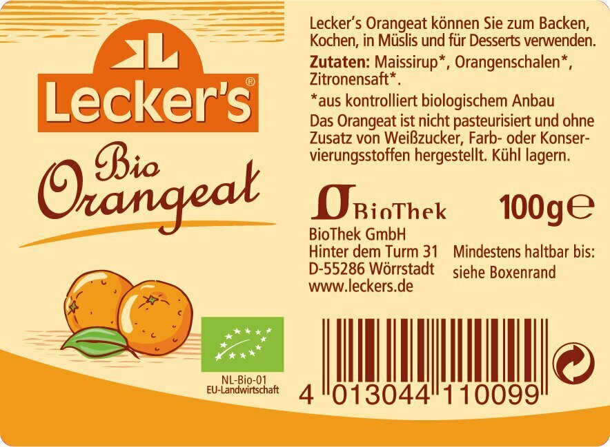 Orange confits en dés - 100gr