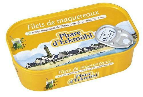 Maquereaux à la moutarde de Dijon - 113gr