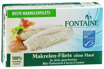 Maquereaux Tomate - Curry - 125gr