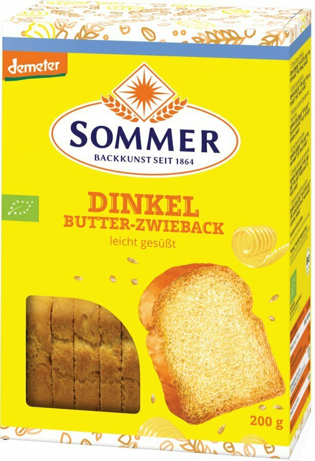 Biscottes Épeautre beurre - 200gr
