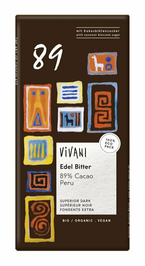 Chocolat Peru 89 % Cacao - 80gr