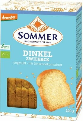 Biscottes Épeautre (sans sucre) - 200gr