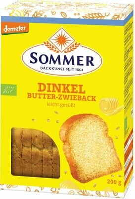 Biscottes Épeautre beurre - 200gr