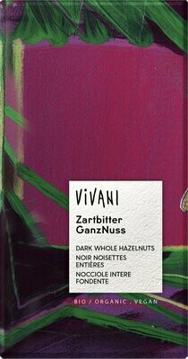 Chocolat noir noisette entière - 100gr