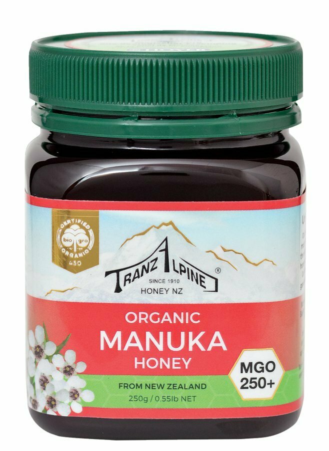 TranzAlpine Manuka Honig MGO 250+ mg/kg - 250gr