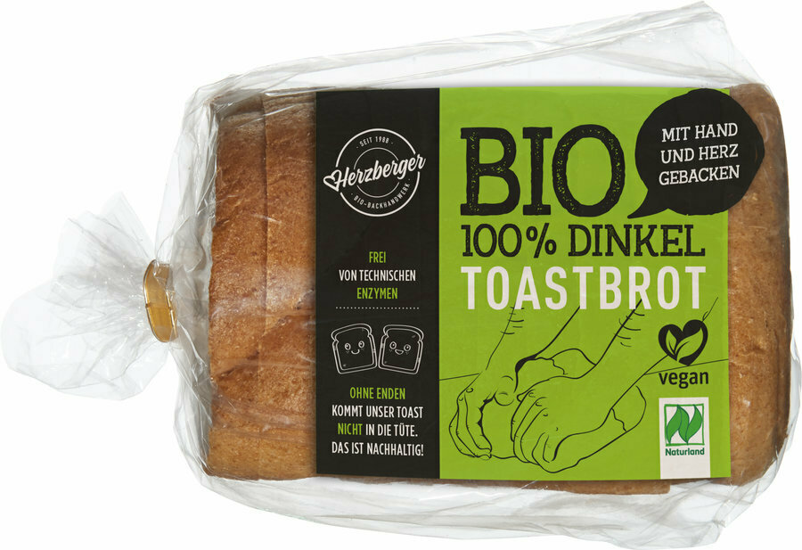 Pain Toast Épeautre - vegan - 250gr