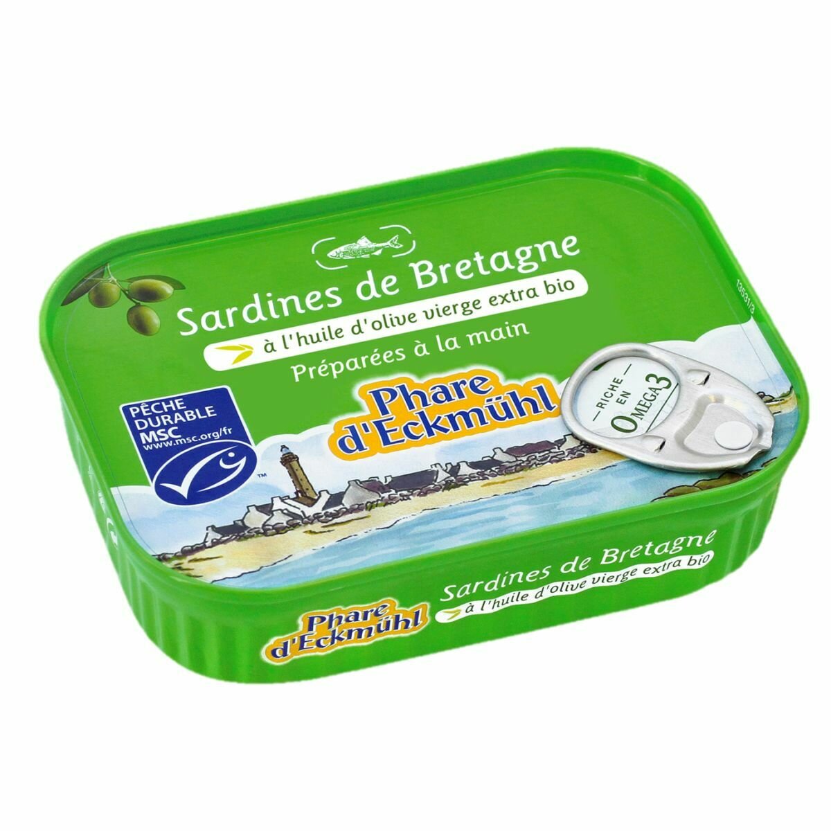 Sardines à huile olive vierge xtra - 135gr