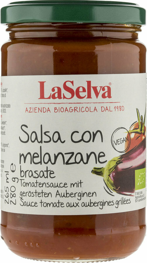 Sauce tomate aubergines grillées - 280gr