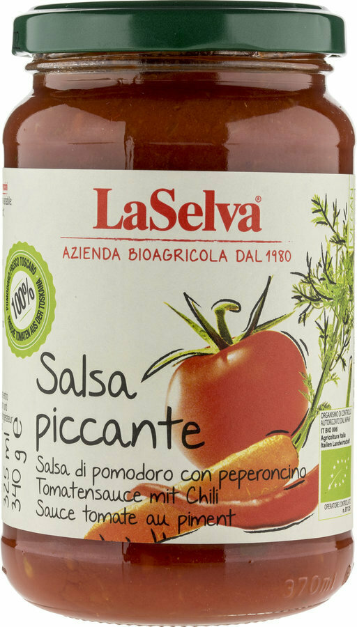 Sauce tomate avec chili - 340gr