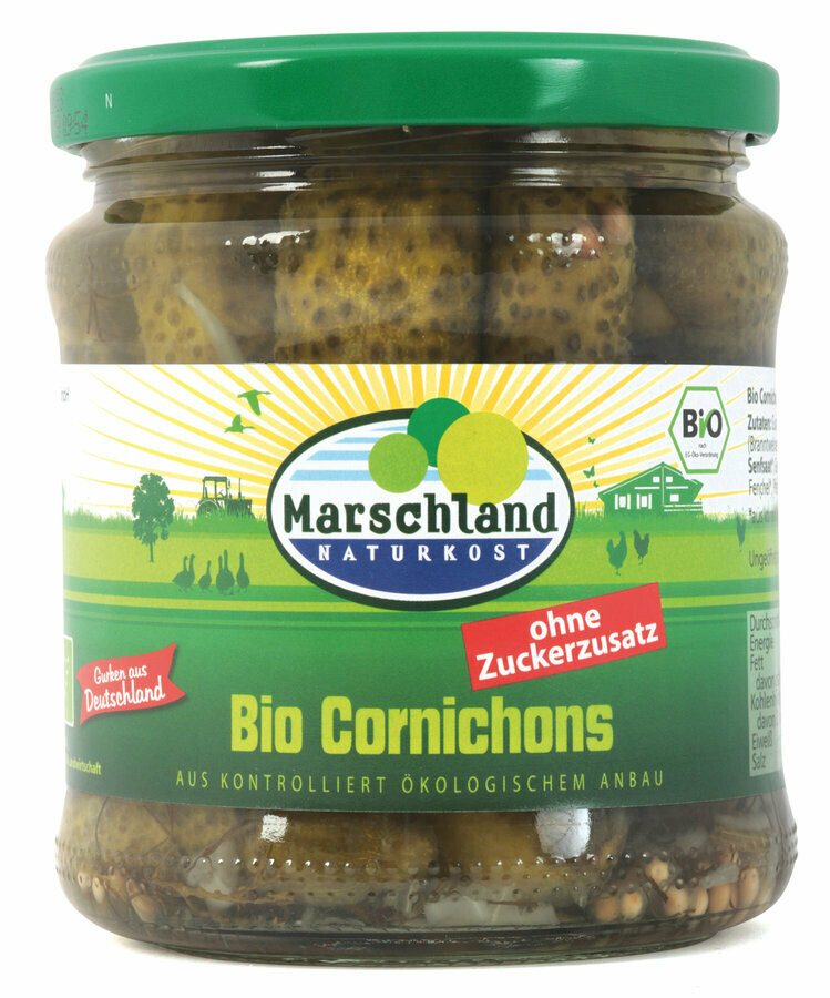 Cornichons sans sucre - 330gr