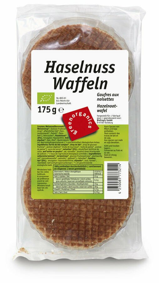 Gaufres aux noisettes - 175gr