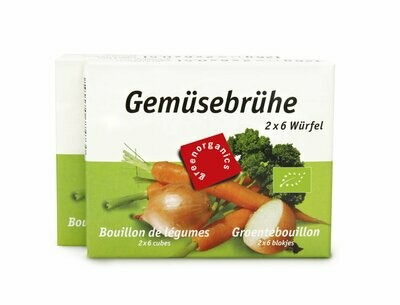 Bouillon légumes ss lev. (2x6 cub.) - 252gr