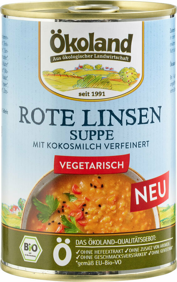 Rote Linsen Suppe vegetarisch - 400gr