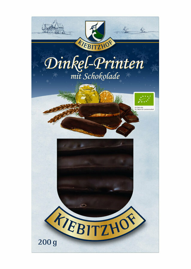 Kiebitzhof Dinkel-Schoko Printen - 200gr