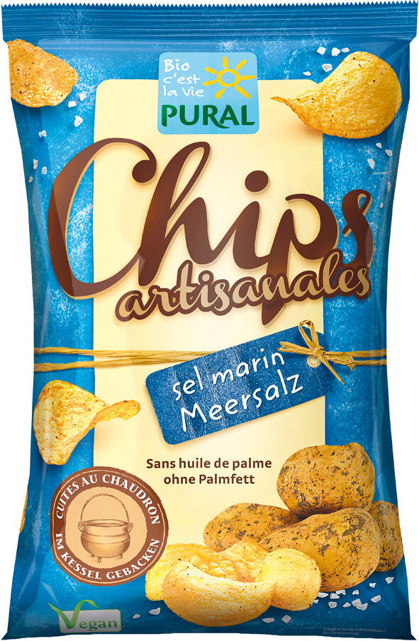 Chips sel marin artisanales - 120gr