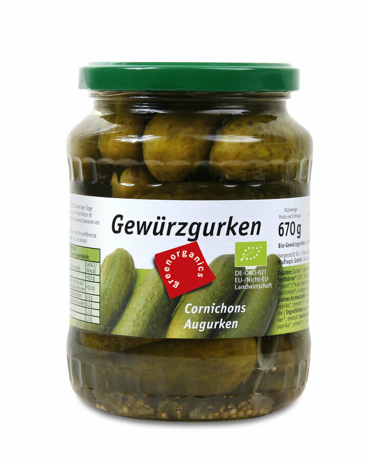 Cornichons gros - 670gr