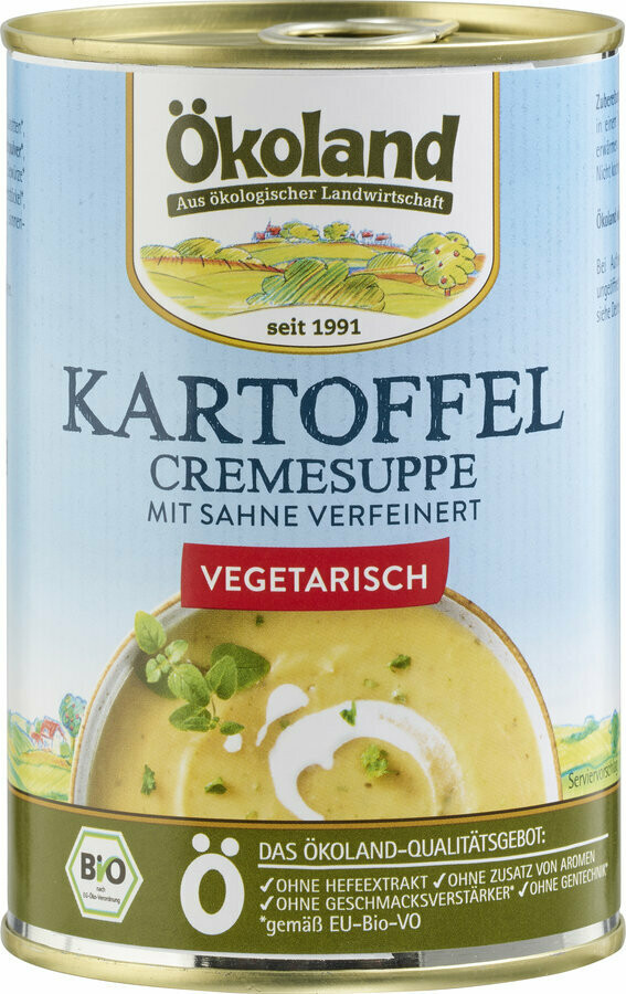 Soupe crème de pomme de terre - 400gr