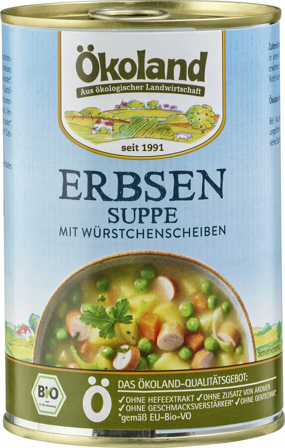 Soupe de petits pois - 400gr