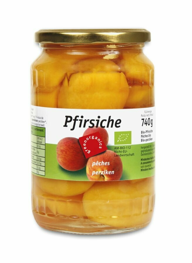 Pêches au sirop - 680gr