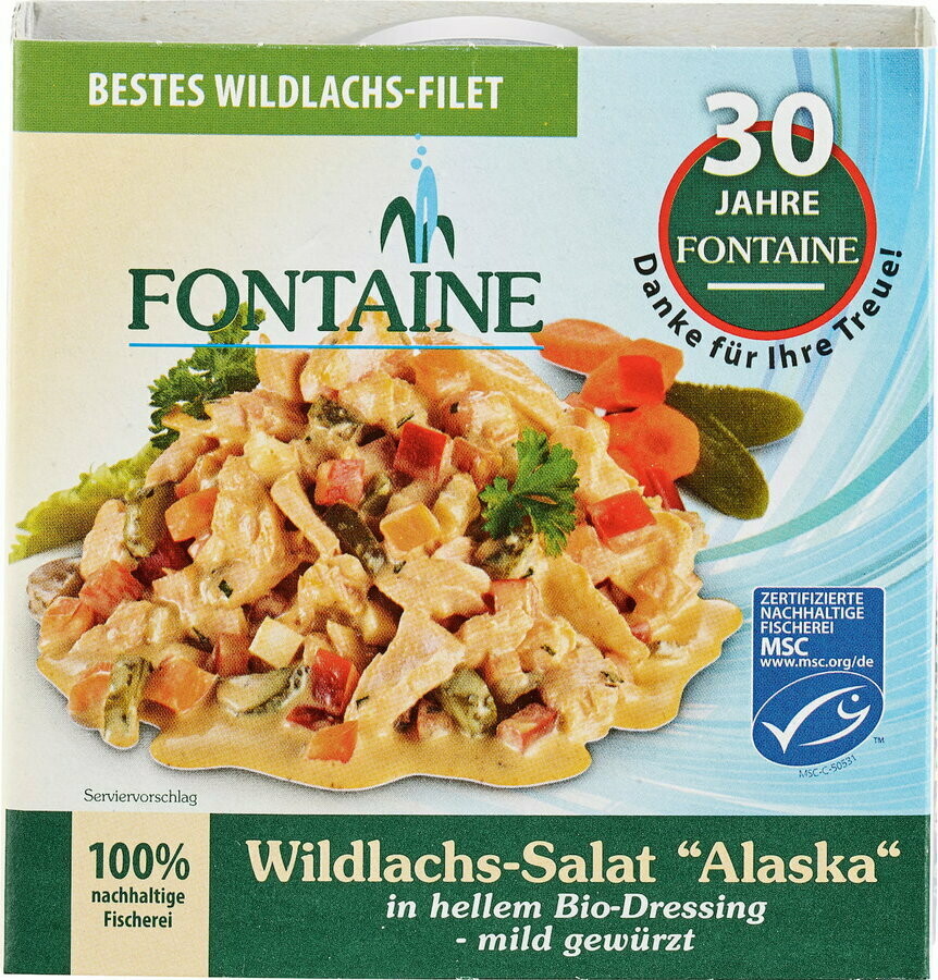 Salade de Saumon &quot;Alaska&quot; - 200gr