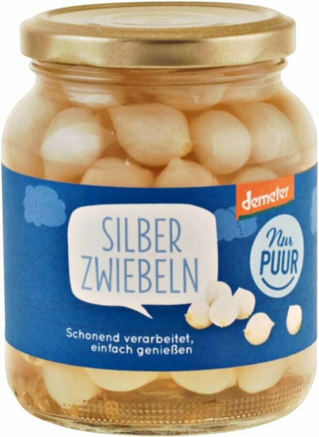 Silberzwiebeln süß-sauer. im Glas - 340gr
