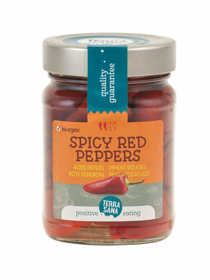 Spicy Red Peppers Rote Peperoni - 220gr