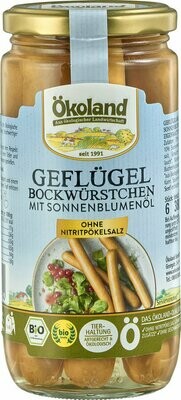 Geflügel-Bockwürstchen im Glas - 380gr