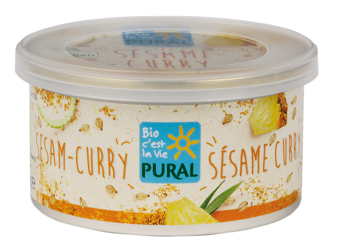 Pâté végétal curry sésame - 125gr