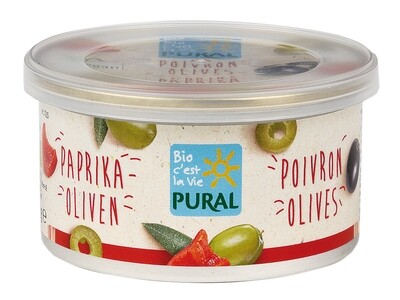 Pâté végétal olives poivrons - 125gr