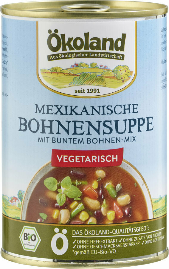 Mexikanische Bohnensuppe vegetarisch - 400gr