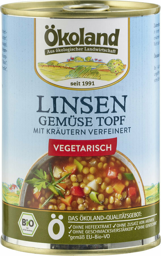 Linsen-Gemüse-Topf - 400gr