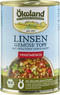 Linsen-Gemüse-Topf - 400gr