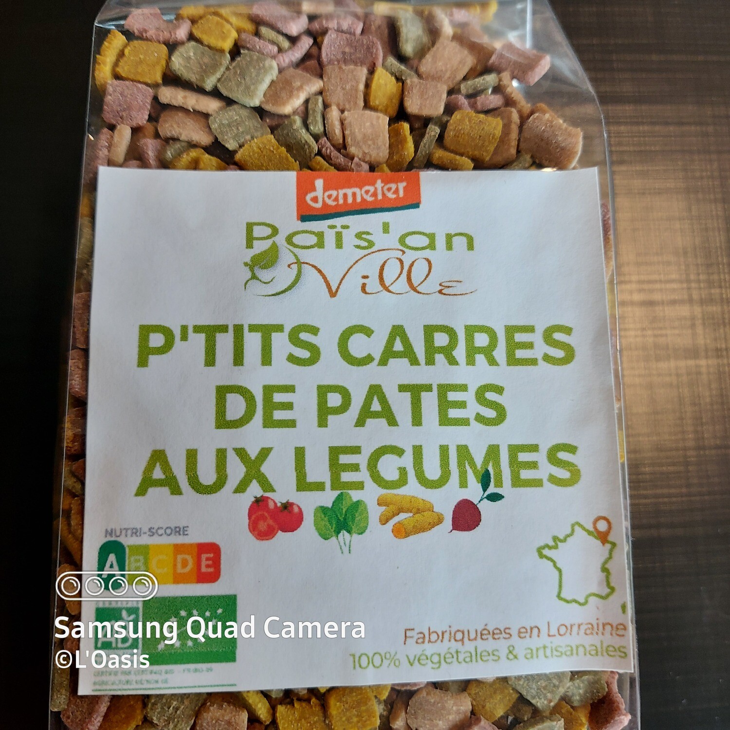◊ Carré blé ancien et légumes - 300gr