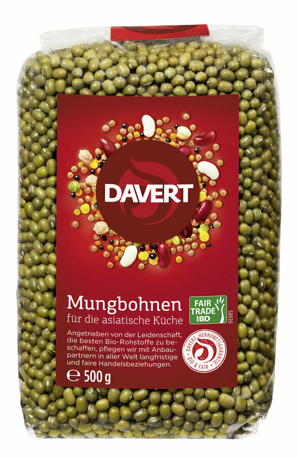 Mungbohnen grün IBD Fairtrade - 500gr
