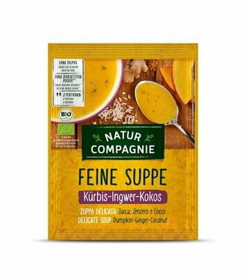 Kürbis-Ingwer-Kokos Suppe - sachet