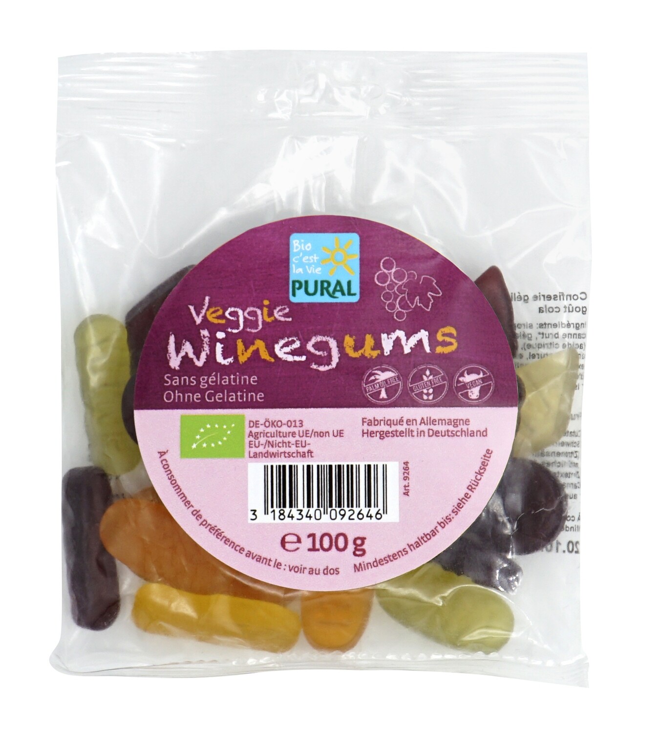 Veggie Winegums - 100gr