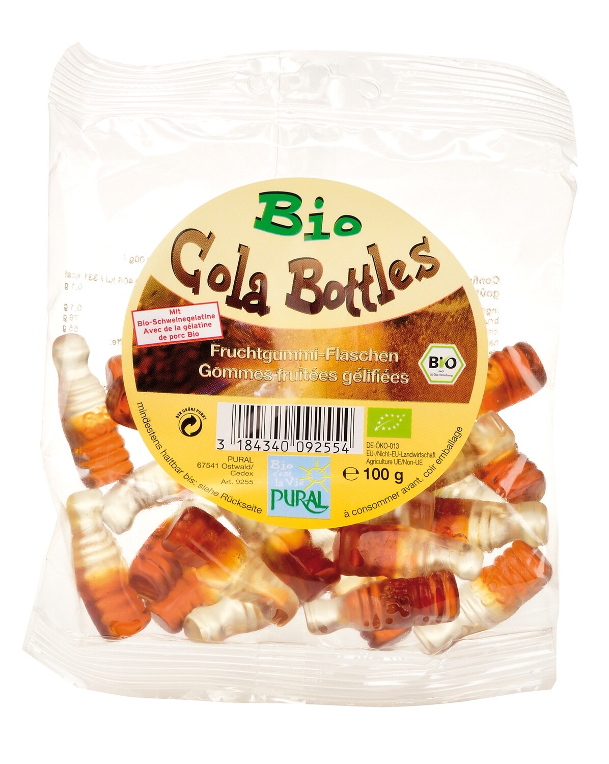 Cola Bottles - 100gr