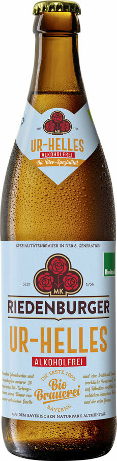 Bière Riedenburger Helles s.alcool - 50cl