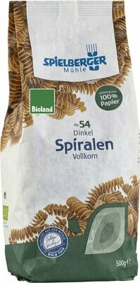 Spiralen Dinkel Vollkorn - 500gr