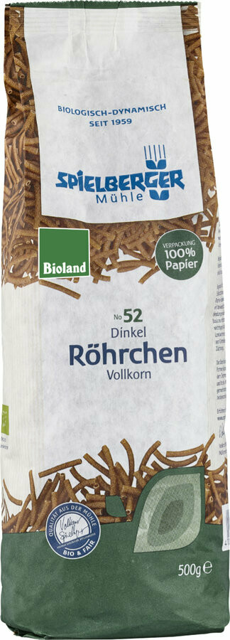 Röhrchen Dinkel Vollkorn - 500gr