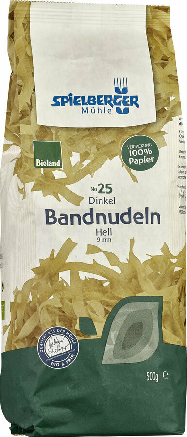 Tagliatelles - épeautre 9mm - 500gr