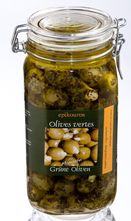 Olive verte farcie Amande   - GR - 1.5kg