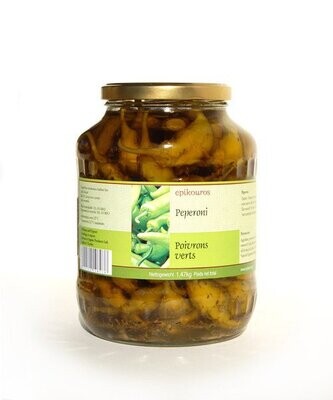 Piment vert très doux, à l&#39;huile   - GR - 1.47kg