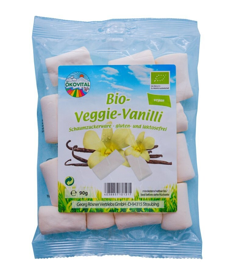 VEGGIE Vanilli Mellows 8x90g /glf - 90gr